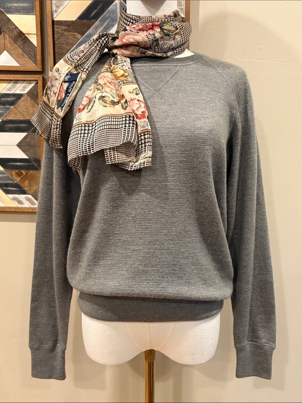 Ralph Lauren Collection Cashmere Crew Neck Sweater size XS